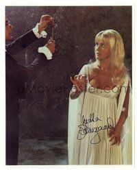 2y029 YUTTE STENSGAARD signed color 8x10 REPRO still '80s the sexy blonde in Lust for a Vampire!