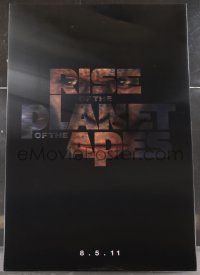 2y056 RISE OF THE PLANET OF THE APES lenticular 1sh '11 prequel to the 1968 classic!
