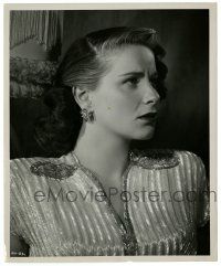 2z065 ALIDA VALLI 8.25x10 still '49 great close up in cool beaded outfit by Ernest A. Bachrach!