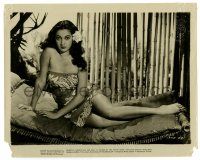 2z067 ALOMA OF THE SOUTH SEAS 8x10 still '51 portrait of sexiest tropical Dorothy Lamour in sarong!