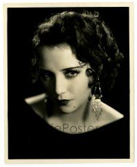 2z110 BEBE DANIELS 8.25x10 still '30s incredible portrait over black background by Bachrach!