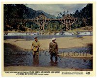 2z004 BRIDGE ON THE RIVER KWAI color 8x10 still '58 Alec Guinness & Sessue Hayakawa at the climax!