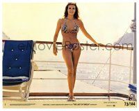 2z023 LAST OF SHEILA 8x10 mini LC #5 '73 best close up of sexy Raquel Welch in skimpy bikini!