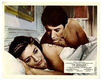 2z019 GRADUATE color English FOH LC '68 Dustin Hoffman in bed with Anne Bancroft wants to talk!