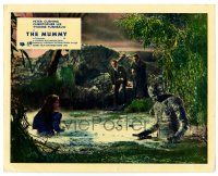 2z030 MUMMY color English FOH LC '59 Christopher Lee as monster in swamp with Furneaux & Cushing!