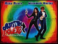 3a074 AUSTIN POWERS: INT'L MAN OF MYSTERY DS British quad '97 Mike Myers, Elizabeth Hurley!