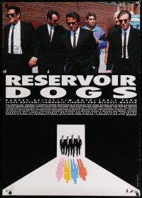 3a345 RESERVOIR DOGS Japanese 29x41 '93 Quentin Tarantino, Harvey Keitel, Steve Buscemi, Penn!