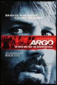 3b065 ARGO teaser DS 1sh '12 Ben Affleck, based on the declassified true story!