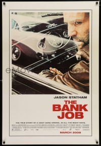 3b083 BANK JOB advance DS 1sh '08 Jason Statham in a story of a heist gone wrong!