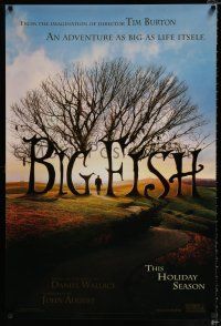 3b108 BIG FISH teaser DS 1sh '03 Tim Burton, Ewan McGregor, Albert Finney, Helena Bonham Carter!