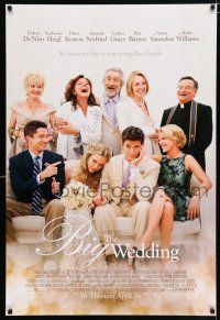 3b109 BIG WEDDING advance DS 1sh '13 Robert De Niro, sexy Katherine Heigl, Diane Keaton!