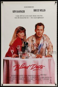 3b116 BLIND DATE int'l 1sh '87 sexy Kim Basinger, Bruce Willis used to be respectable!