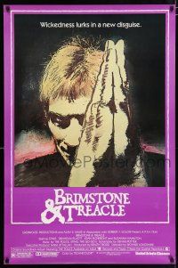 3b133 BRIMSTONE & TREACLE 1sh '82 Richard Loncraine directed thriller, art of Sting!