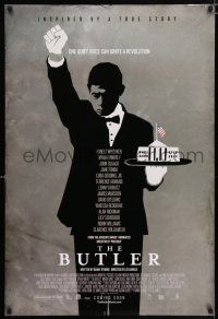 3b140 BUTLER advance DS 1sh '13 cool artwork of Forest Whitaker in title role, recalled!