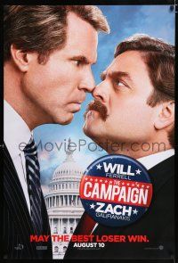 3b142 CAMPAIGN teaser DS 1sh '12 Will Ferrell, Zach Galifianakis, may the best loser win!