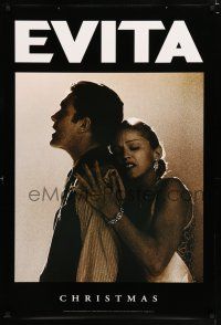 3b250 EVITA teaser DS 1sh '96 Madonna as Eva Peron, Antonio Banderas, Alan Parker, Oliver Stone