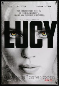 3b464 LUCY teaser DS 1sh '14 cool image of Scarlett Johansson in the title role!