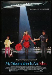 3b521 MY STEPMOTHER IS AN ALIEN 1sh '88 Dan Aykroyd, sexy Kim Basinger, Alyson Hannigan!