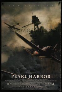 3b554 PEARL HARBOR advance DS 1sh '01 Ben Affleck, World War II fighter planes over battleship!