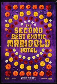 3b659 SECOND BEST EXOTIC MARIGOLD HOTEL teaser DS 1sh '15 Bill Nighy, Richard Gere, Maggie Smith!