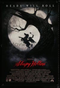 3b685 SLEEPY HOLLOW int'l DS 1sh '99 directed by Tim Burton, Johnny Depp & Christina Ricci!