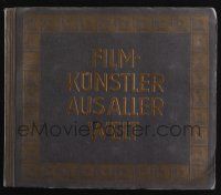3c019 FILM-KUNSTLER AUS ALLER WELT German 10x11 cigarette card album '30s with 168 star portraits!