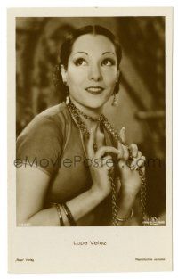 3c039 LUPE VELEZ German Ross postcard '30s waist-high close up of the sexy Mexican star!