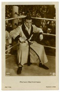 3c042 RICHARD BARTHELMESS German Ross postcard '20s great close up in boxing ring wearing robe!