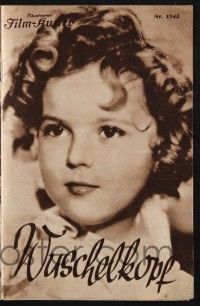 3c140 CURLY TOP Austrian program '36 different images of Shirley Temple, Rochelle Hudson & Boles!