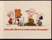 3c380 BOY NAMED CHARLIE BROWN German program '70 Snoopy & the Peanuts, Charles M. Schulz, baseball