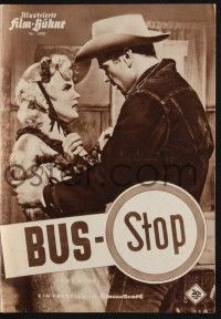3c389 BUS STOP German program '56 different images of cowboy Don Murray & sexy Marilyn Monroe!