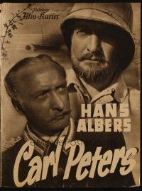 3c397 CARL PETERS German program '41 Hervert Selpin, Hans Albers, colonialism in Africa!