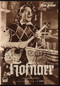 3c418 COURT JESTER German program '56 classic wacky Danny Kaye, Basil Rathbone, different images!