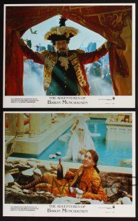3d048 ADVENTURES OF BARON MUNCHAUSEN 8 LCs '89 directed by Terry Gilliam, John Neville!