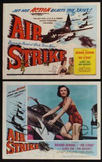 3d050 AIR STRIKE 8 LCs '55 Uncle Sam's dynamite Navy, jet-hot ACTION blasts the skies!