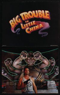 3d025 BIG TROUBLE IN LITTLE CHINA 9 color 11x14 stills '86 Kurt Russel, Kim Cattrall, John Carpenter