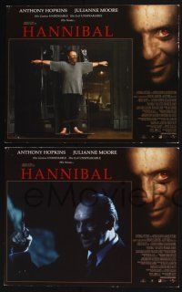 3d006 HANNIBAL 12 LCs '00 Anthony Hopkins as Dr. Lector, Julianne Moore, Ray Liotta!