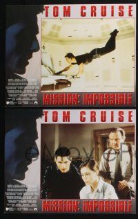 3d017 MISSION IMPOSSIBLE 10 LCs '96 Tom Cruise, Jean Reno, Brian De Palma directed!