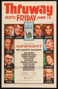 3e664 AIRPORT WC '70 Burt Lancaster, Dean Martin, Jacqueline Bisset, Jean Seberg