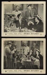 3f451 DOUBLE DYNAMITE 2 English FOH LCs '51 great images of Groucho Marx, Jane Russell & Sinatra!