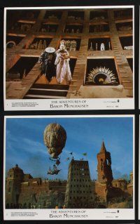 3f561 ADVENTURES OF BARON MUNCHAUSEN 8 8x10 mini LCs '89 directed by Terry Gilliam, John Neville!