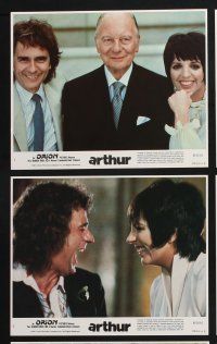 3f574 ARTHUR 8 8x10 mini LCs '81 wacky alcoholic Dudley Moore, Liza Minnelli, John Gielgud!