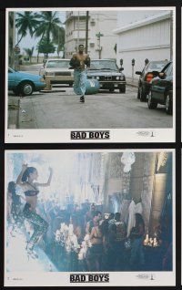 3f580 BAD BOYS 8 8x10 mini LCs '95 Will Smith, Martin Lawrence, directed by Michael Bay!