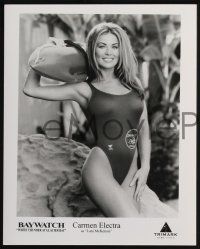 3f433 BAYWATCH 2 TV 8x10 stills '80s sexiest Carmen Electra and Donna D'Eririco in swimsuits!
