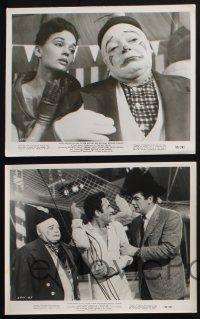 3f348 BIG CIRCUS 4 8x10 stills '59 Peter Lorre, Victor Mature, Vincent Price & Red Buttons!