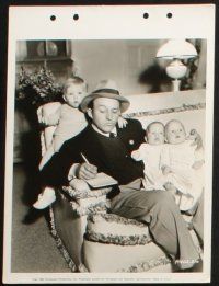 3f190 BING CROSBY 7 8x11 key book stills '30s images with wife Dixie and three infant sons!