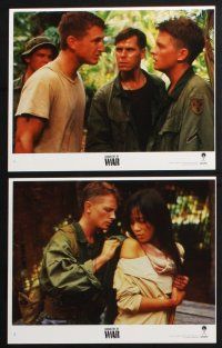 3f609 CASUALTIES OF WAR 8 8x10 mini LCs '89 Michael J. Fox, Sean Penn, Brian De Palma!