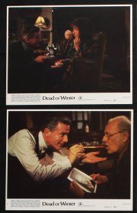 3f630 DEAD OF WINTER 8 8x10 mini LCs '87 Mary Steenburgen, Roddy McDowall, directed by Arthur Penn!