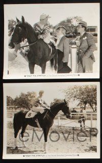 3f360 DOWN THE STRETCH 4 8x10 stills '36 all great images of jockey Mickey Rooney on horse!