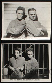 3f361 EACH DAWN I DIE 4 8x10 stills '39 great images of prisoners James Cagney & George Raft!